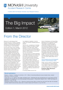 The Big Impact From the Director Edition 1, March 2012