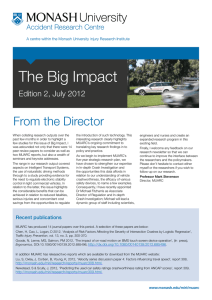 The Big Impact From the Director Edition 2, July 2012