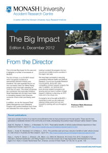 The Big Impact From the Director Edition 4, December 2012
