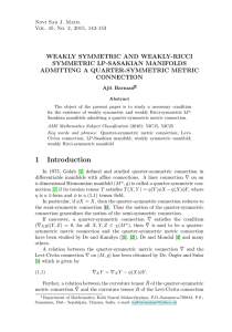 WEAKLY SYMMETRIC AND WEAKLY-RICCI SYMMETRIC LP-SASAKIAN MANIFOLDS ADMITTING A QUARTER-SYMMETRIC METRIC CONNECTION