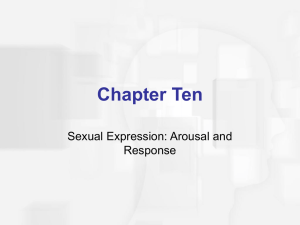 Chapter Ten Sexual Expression: Arousal and Response