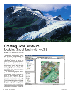 Creating Cool Contours  Modeling Glacial Terrain with ArcGIS