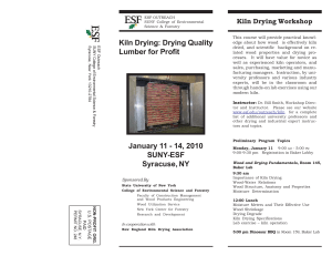 Kiln Drying: Drying Quality Kiln Drying Workshop