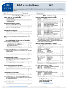 University Degree Requirements 