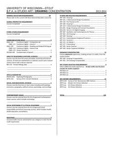 —STOUT UNIVERSITY OF WISCONSIN DRAWING