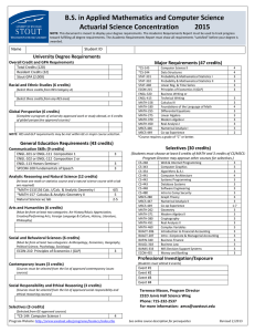 University Degree Requirements