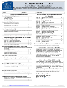 University Degree Requirements