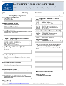 University Degree Requirements