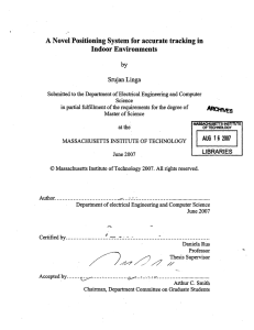 A  Novel  Positioning  System  for accurate tracking... Indoor Environments by Srujan Linga