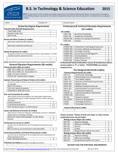 University Degree Requirements