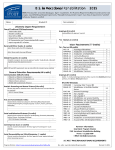 University Degree Requirements 