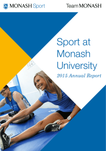 Sport at Monash University 2015 Annual Report