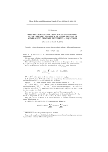 Mem. Differential Equations Math. Phys. 23(2001), 155–158 N. Kekelia