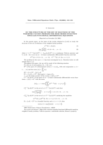 Mem. Differential Equations Math. Phys. 25(2002), 153–155 Z. Sokhadze