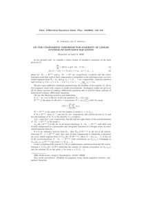 Mem. Differential Equations Math. Phys. 30(2003), 149–152
