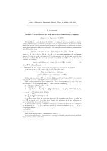 Mem. Differential Equations Math. Phys. 31(2004), 135–138 Z. Tsintsadze