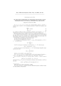 Mem. Differential Equations Math. Phys. 34 (2005), 149–152 uˇ za