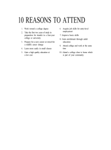 10 REASONS TO ATTEND