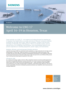 Welcome to LNG 17 April 16–19 in Houston, Texas