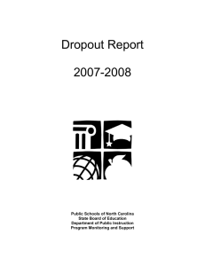 Dropout Report 2007-2008