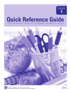 Quick Reference Guide 1 2012 GRADE