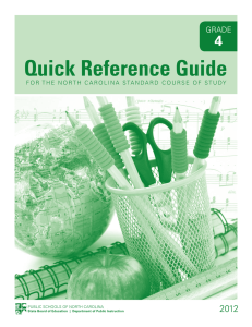 Quick Reference Guide 4 2012 GRADE