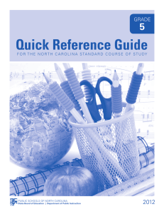 Quick Reference Guide 5 2012 GRADE