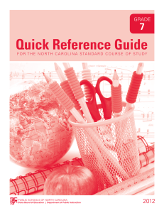 Quick Reference Guide 7 2012 GRADE