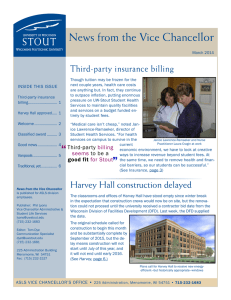 lor News from the Vice Chancel Third-party insurance billing