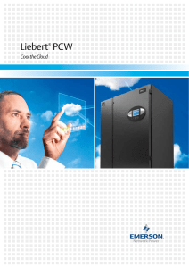 Liebert PCW Cool the Cloud ®