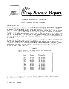 Crop Science fteport state Oregon University