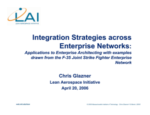 Integration Strategies  across Enterprise Networks