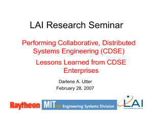 S LAI Research Seminar