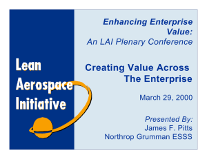 Creating Value Across The Enterprise Enhancing Enterprise Value: