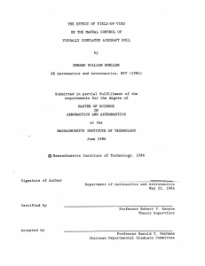 EFFECT VISUALLY SIMULATED AIRCRAFT  ROLL EDWARD WILLIAM KNELLER