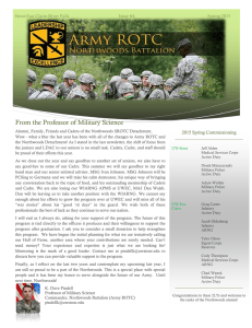 From the Professor of Military Science Stout-Eau Claire-River Falls Issue #4