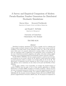 A Survey and Empirical Comparison of Modern Stochastic Simulations
