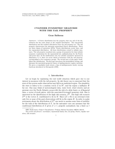 PUBLICATIONS DE L’INSTITUT MATH´ EMATIQUE Nouvelle s´erie, tome 80(94) (2006), 7–27 DOI:10.2298/PIM0694007B