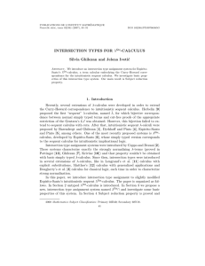 PUBLICATIONS DE L’INSTITUT MATH´ EMATIQUE Nouvelle s´erie, tome 82(96) (2007), 85–91 DOI 102298/PIM0796085G