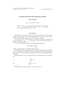 PUBLICATIONS DE L’INSTITUT MATH´ EMATIQUE Nouvelle s´erie, tome 83(97) (2008), 1–7 DOI: 10.2298/PIM0897001G