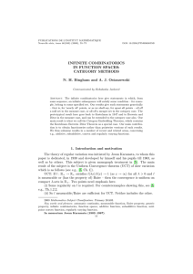 PUBLICATIONS DE L’INSTITUT MATHÉMATIQUE Nouvelle série, tome 86(100) (2009), 55–73 DOI: 10.2298/PIM0900055B