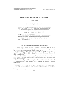 PUBLICATIONS DE L’INSTITUT MATHÉMATIQUE Nouvelle série, tome 90(104) (2011), 111–123 DOI: 10.2298/PIM1104111S