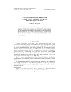 PUBLICATIONS DE L’INSTITUT MATH ´ EMATIQUE Nouvelle s´ erie, tome 91(105) (2012), 25–48