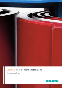 GEAFOL cast-resin transformers Top technology all round 3