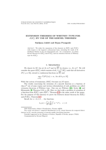 PUBLICATIONS DE L’INSTITUT MATHÉMATIQUE Nouvelle série, tome 99(113) (2016), 59–65 DOI: 10.2298/PIM1613059J