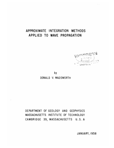 APPROXIMATE  INTEGRATION  METHODS by DONALD