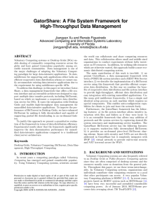 GatorShare: A File System Framework for High-Throughput Data Management