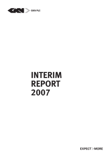 INTERIM REPORT 2007