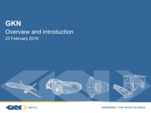 GKN Overview and introduction 23 February 2016