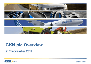GKN plc Overview 21 November 2012 st